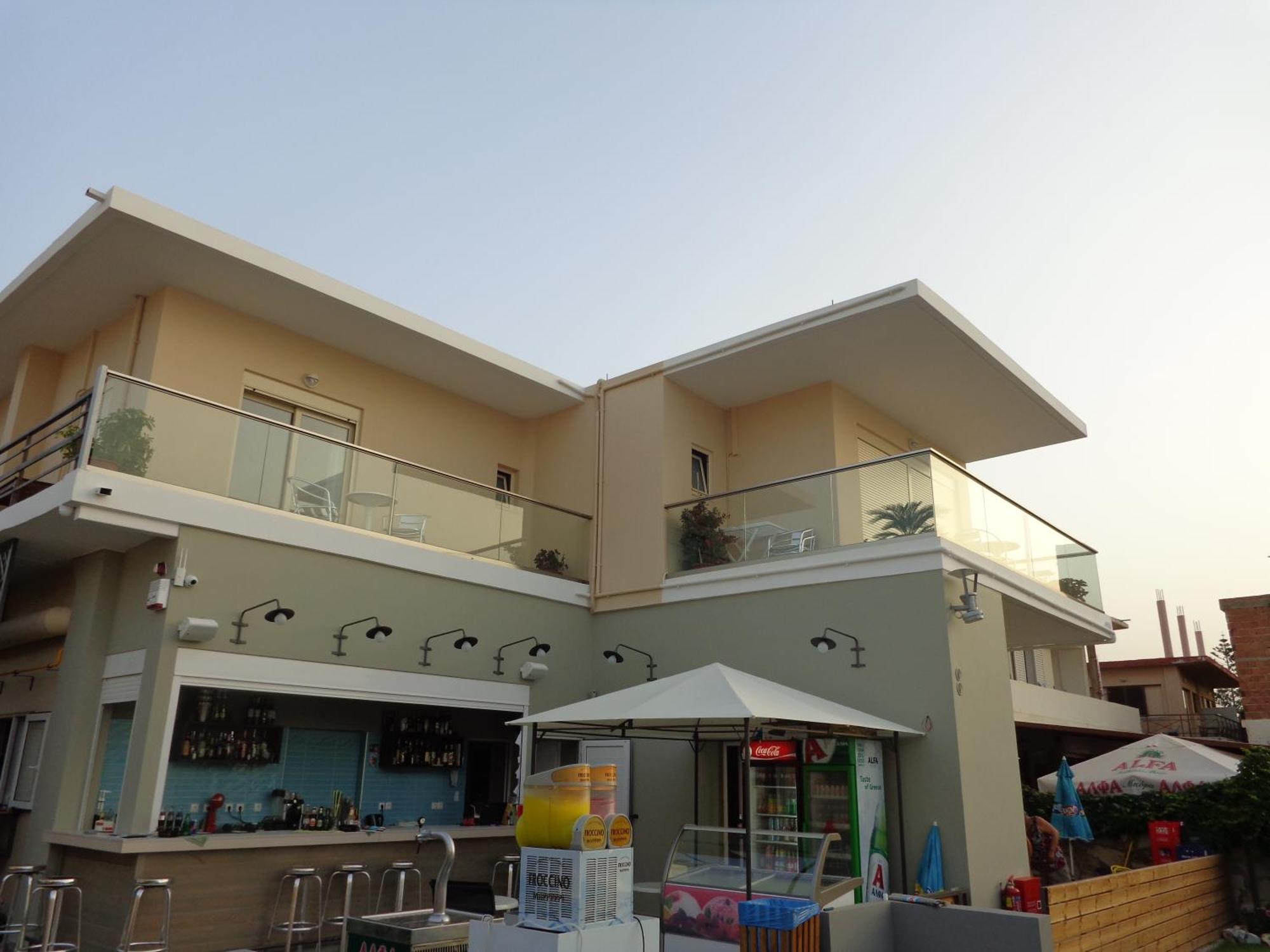 Litinakis Studios Sea View & Litinakis Studios Garden View 700 Meters Away Agia Marina 外观 照片