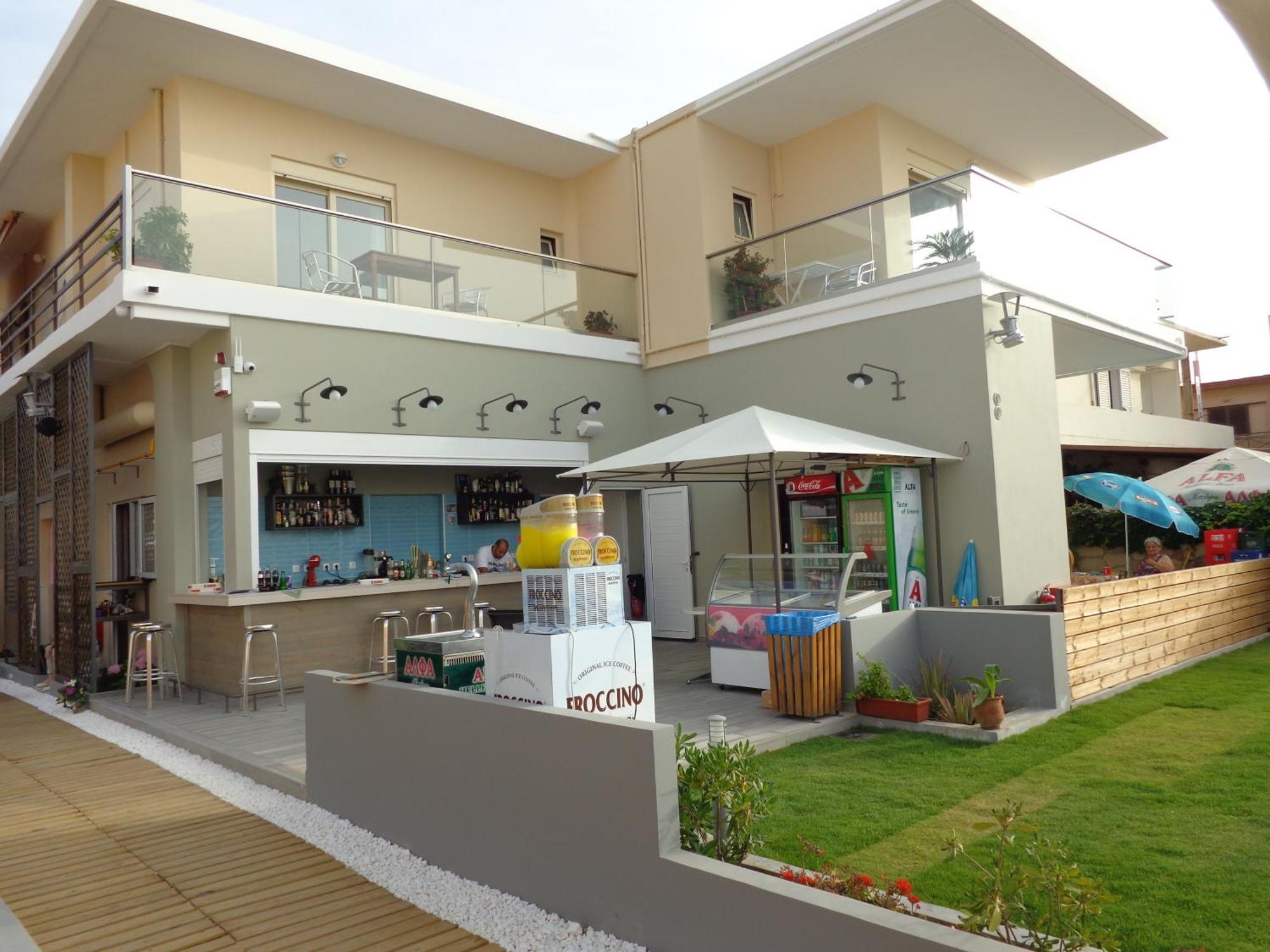 Litinakis Studios Sea View & Litinakis Studios Garden View 700 Meters Away Agia Marina 外观 照片