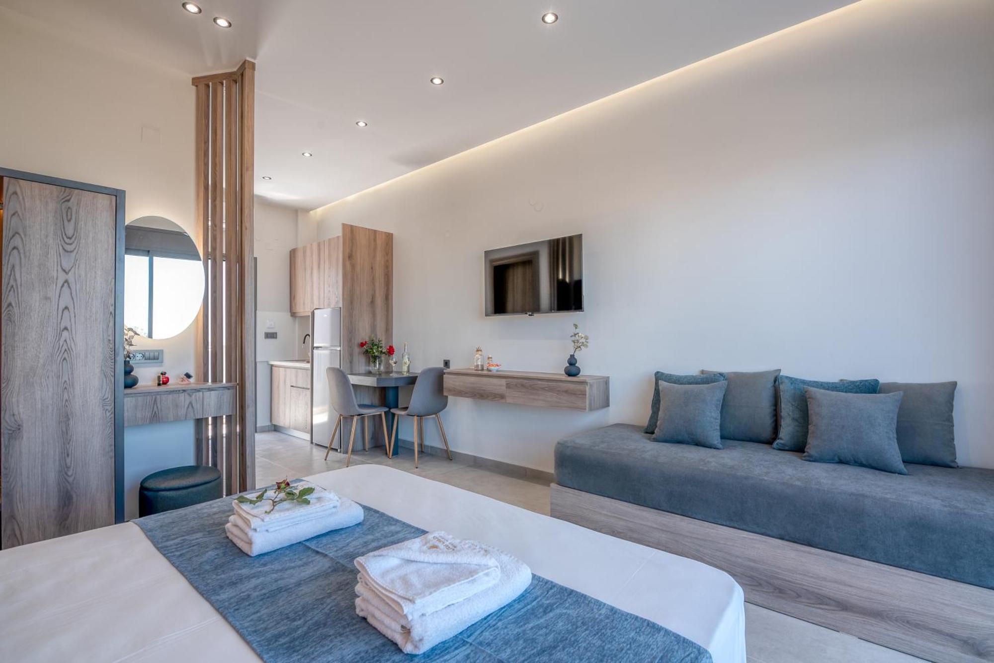 Litinakis Studios Sea View & Litinakis Studios Garden View 700 Meters Away Agia Marina 外观 照片