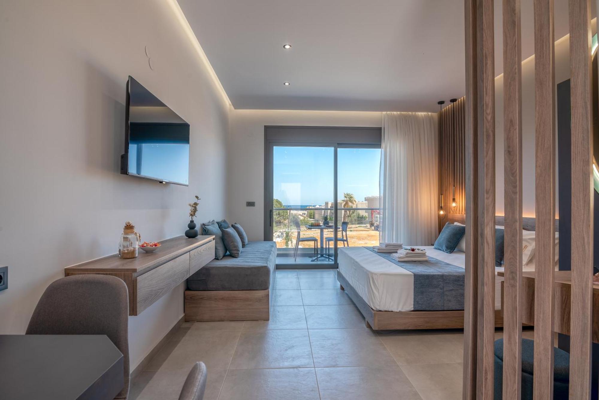 Litinakis Studios Sea View & Litinakis Studios Garden View 700 Meters Away Agia Marina 外观 照片
