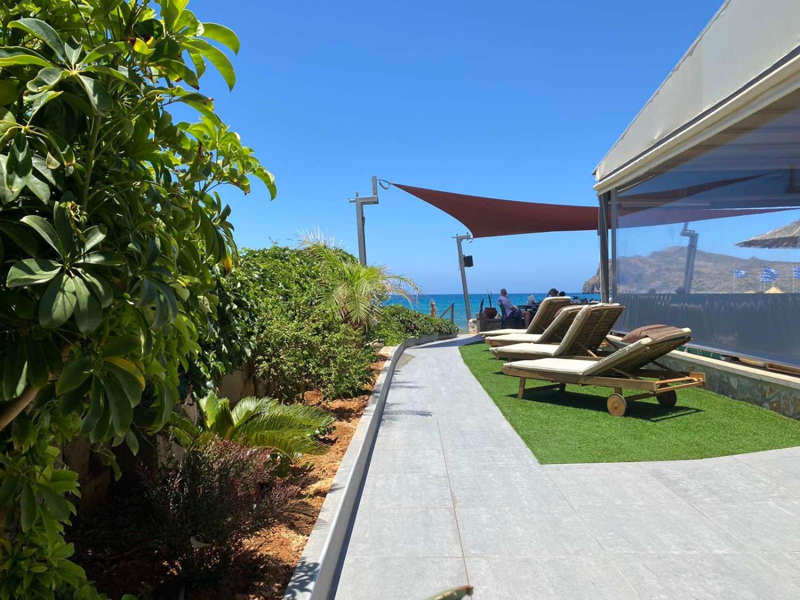 Litinakis Studios Sea View & Litinakis Studios Garden View 700 Meters Away Agia Marina 外观 照片