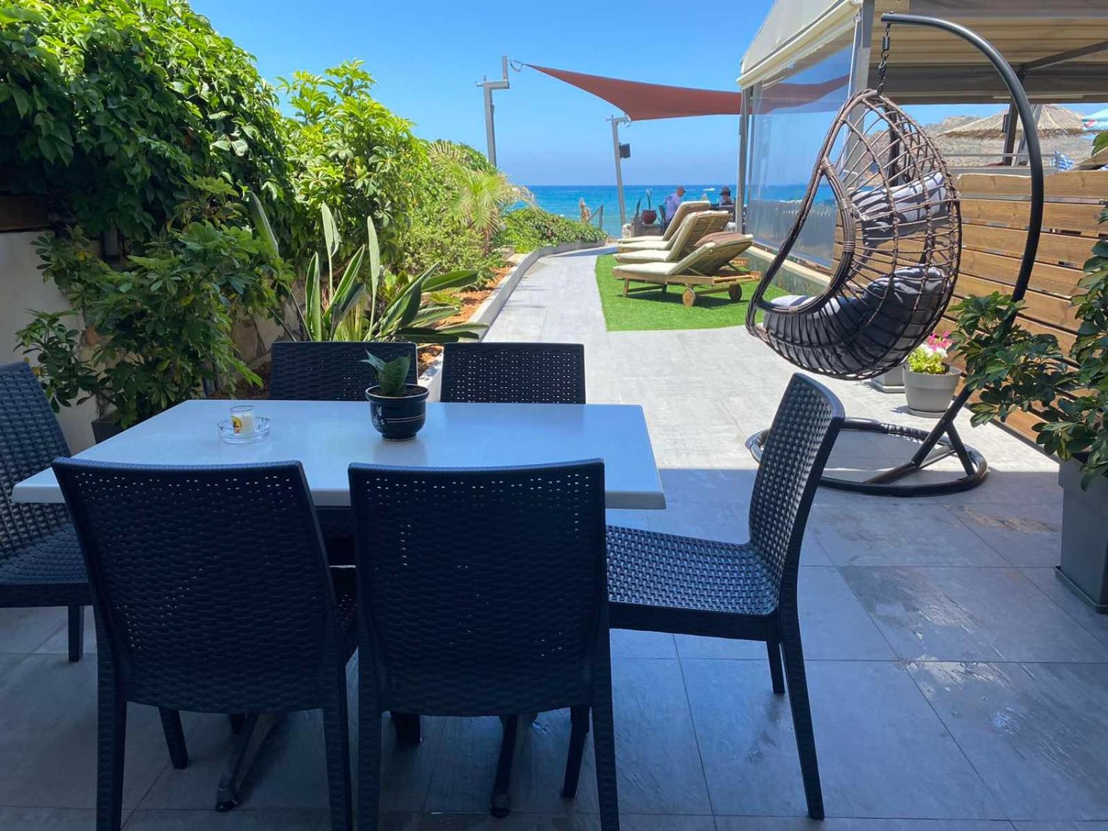 Litinakis Studios Sea View & Litinakis Studios Garden View 700 Meters Away Agia Marina 外观 照片